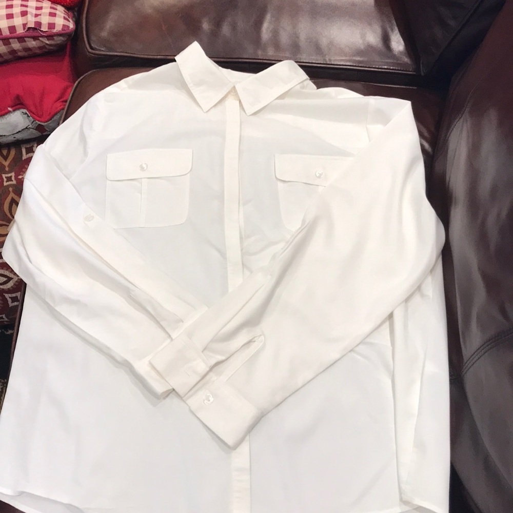 Polyester Button Down Top - image 3